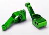 Traxxas Carriers stub axle (green-anodized 6061-T6 Aluminium) (rear) (2)