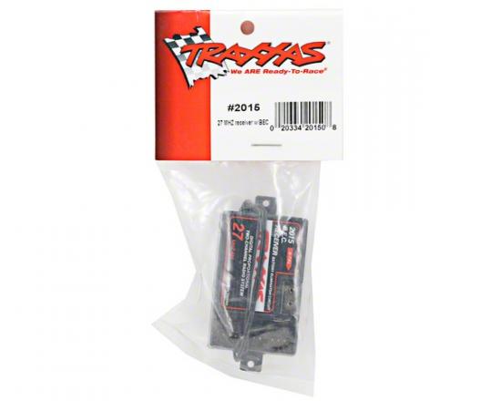 Traxxas Receiver 2-channel 27MHz with BEC (for use with mechanical speed control)