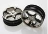 Traxxas Black Chrome Tracer 2.2 Wheels (front)