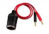 Traxxas 12V Adapter (Female) To Bullet Connectors
