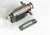 Traxxas Exhaust header marine/ header gasket/pressure fitting/ fitting gasket/ header screws (2) Note: This header has 3 pressure fittings. If upgrading an older boat with 2 pressure fittings then use part 3580 (for side exhaust engines only)