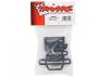 Traxxas Bumper front / bumper mount front / 4x23mm RM (2)/ 3x10mm RST (2) (black)