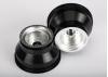 Traxxas Wheels satin chrome dual profile (2.0 outer 3.0 inner) (nitro rear/ electric front) (2)