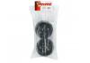 Traxxas Talon tires All-Star black chrome wheels foam inserts (assembled and glued) (electric rear) (2) (TSM rated)