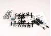 Traxxas Ultra Shocks (black) (long) (complete w/ spring pre-load spacers springs) (front) (2)