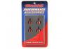 Traxxas Red-anodized Aluminium Shock caps Aluminium (4) (fits all Ultra Shocks)