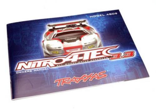 Traxxas Owners manual Nitro 4-Tec (with TRX 3.3 Racing Engine)