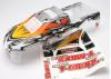 Traxxas Body T-MAXX ProGraphix (Replacement for the T-MAXX 2.5R painted body. Graphics are painted requires paint final color application.)/ window grill lights decal sheet
