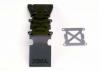 Traxxas Skidplate front plastic (black)/ stainless steel plate