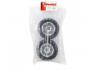 Traxxas Talon Tyres Pre Mounted on 17mm Hex Chrome Wheels (2)