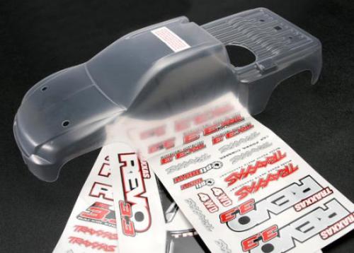 Traxxas Revo 3.3 Clear Bodyshell With Decals