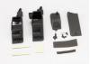 Traxxas Box receiver battery (2)/ cover/ foam pad adhesive/ charge jack plug (rubber)/ 4x8mm BCS (1)/ 4x12mm BCS (2) (contains both boxes to accommodate either AA battery holder or RX flat pack)