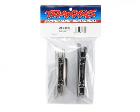 Traxxas Bumpers front and rear (black chrome)