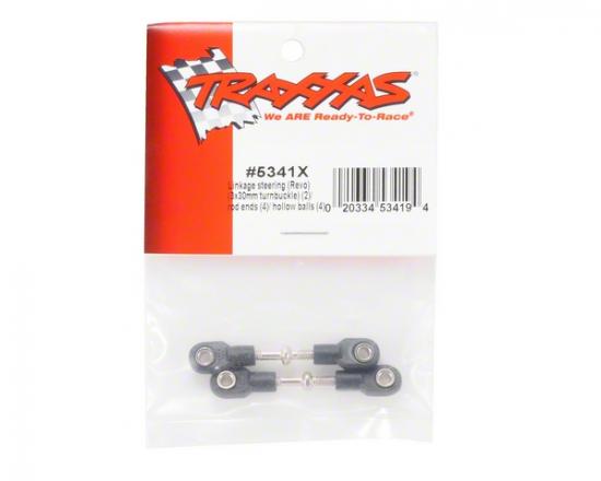 Traxxas Linkage steering (Revo) (3x30mm turnbuckle) (2)/ rod ends (4)/ hollow balls (4)
