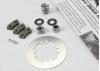 Traxxas Rebuild kit slipper clutch (steel disc/ friction pads (3)/ spring (2)/ 2x9.8mm pin/ 5x8mm MW/ 5.0mm NL (1)/ 4.0mm NL (1)