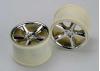 Traxxas Gemini 3.8 Wheels (chrome) (2) (also fits MAXX series)