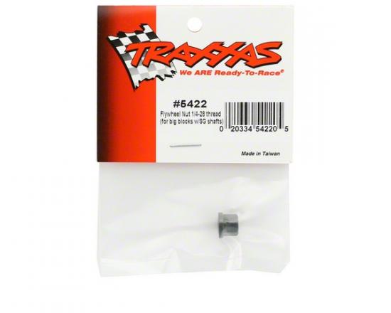 Traxxas Flywheel Nut 1/4-28 thread (for big blocks w/SG shafts)/