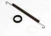 Traxxas Spring header (for Revo big block header)/o-ring (1) gasket (1) (for exhaust header flange)