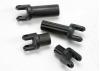 Traxxas Half shafts center front (internal splined (1)/ external splined (1)/ center rear (internal splined (1)/ external splined (1) (plastic parts only)