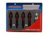 Traxxas Red-anodized Aluminium GTR Shocks (fully assembled w/o springs) (4)