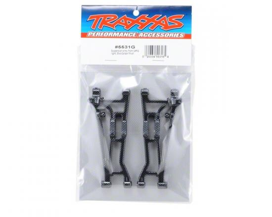 Traxxas Suspension arms front (left right) Exo-Carbon finish (Jato)