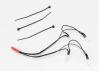 Traxxas LED lights front harness (4 clear lights) Summit