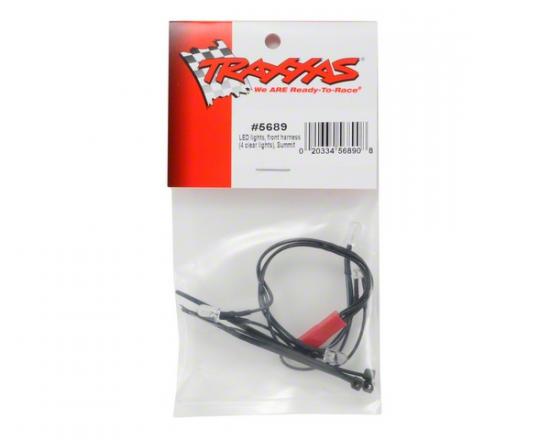 Traxxas LED lights front harness (4 clear lights) Summit