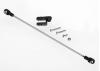 Traxxas Rudder pushrod assembled/ servo horn/ 3x18mm BCS (stainless) (1)/ 3x15mm CS (stainless) (1)/ 3x6mm CS (stainless) (1)/ NL 3.0 (1)