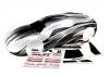 Traxxas Body XO-1 ProGraphix (graphics are printed requires paint final color application) / wing / wing uprights (2) / washers (2) / decals