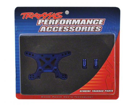 Traxxas Shock tower front 7075-T6 Aluminium (blue-anodized)