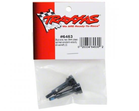 Traxxas Stub axle rear 6mm (steel-splined constant-velocity driveshaft) (2)
