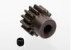 Traxxas Hardened Pinion Gear - 14T - 1 Mod Pitch - 5mm Bore (Compatible With Steel Spurs)