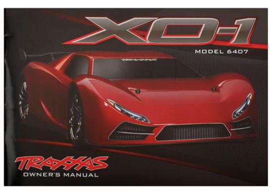Traxxas Owners manual XO-1