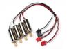 Traxxas Motor clockwise (high output red connector) (2)/ motor counter-clockwise (high output black connector) (2)