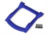 Traxxas Skid plate roof (body) (blue)/ 3x12mm CS (4)