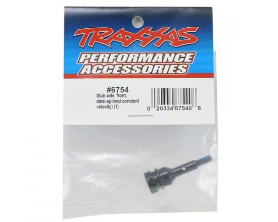 Traxxas Stub axle front steel-splined constant-velocity (1)
