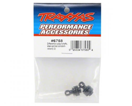 Traxxas Differential output shaft (for steel constant-velocity driveshafts) (2)