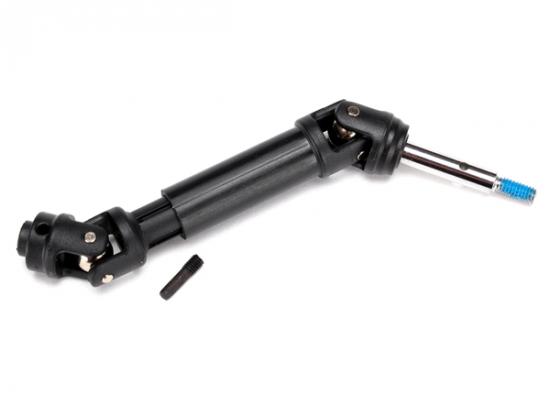Traxxas Driveshaft assembly rear heavy duty (1) (left or right) (fully assembled ready to install)/ screw pin (1)
