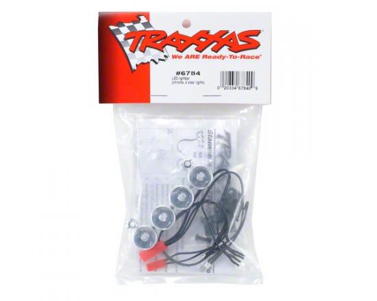 Traxxas LED lightbar (chrome 4 clear lights)