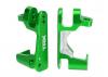 Traxxas Caster blocks (c-hubs) 6061-T6 Aluminium (green-anodized) left right