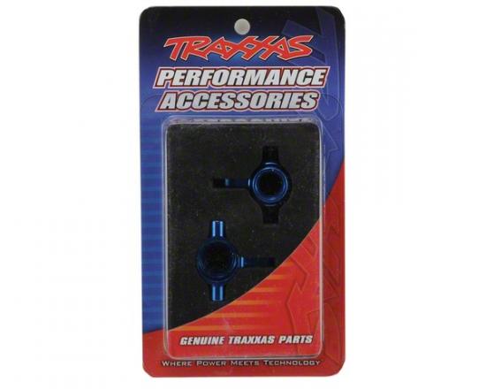 Traxxas 6061-T6 Aluminium Steering blocks (blue-anodized)