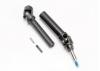 Traxxas Driveshaft assembly front heavy duty (1) (left or right) (fully assembled ready to install)/ screw pin (1)