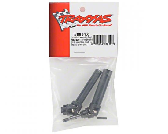 Traxxas Driveshaft assembly front heavy duty (1) (left or right) (fully assembled ready to install)/ screw pin (1)