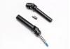 Traxxas Driveshaft assembly rear heavy duty (1) (left or right) (fully assembled ready to install)/ screw pin (1)