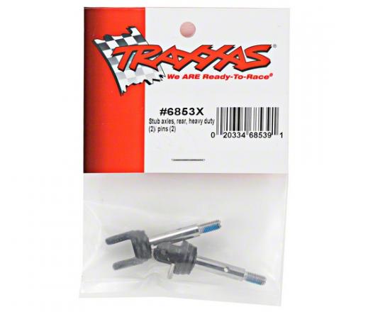 Traxxas Stub axles rear heavy duty (2)/pins (2)