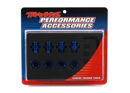 Traxxas Anodized Aluminium 17mm Hex Adapters ( 4WD )