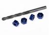 Traxxas Anodized Aluminium 12mm Hex Wheel Adapters for 6mm shafts
