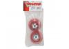 Traxxas Short Course Chrome SS Wheels - Red Beadlock - 12mm Hex (2)