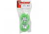 Traxxas Wheels SCT chrome green beadlock style dual profile (2.2 outer 3.0 inner) (2) (4WD front/rear 2WD rear only)