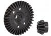 Traxxas Ring gear differential/ pinion gear differential (machined spiral cut) (rear)